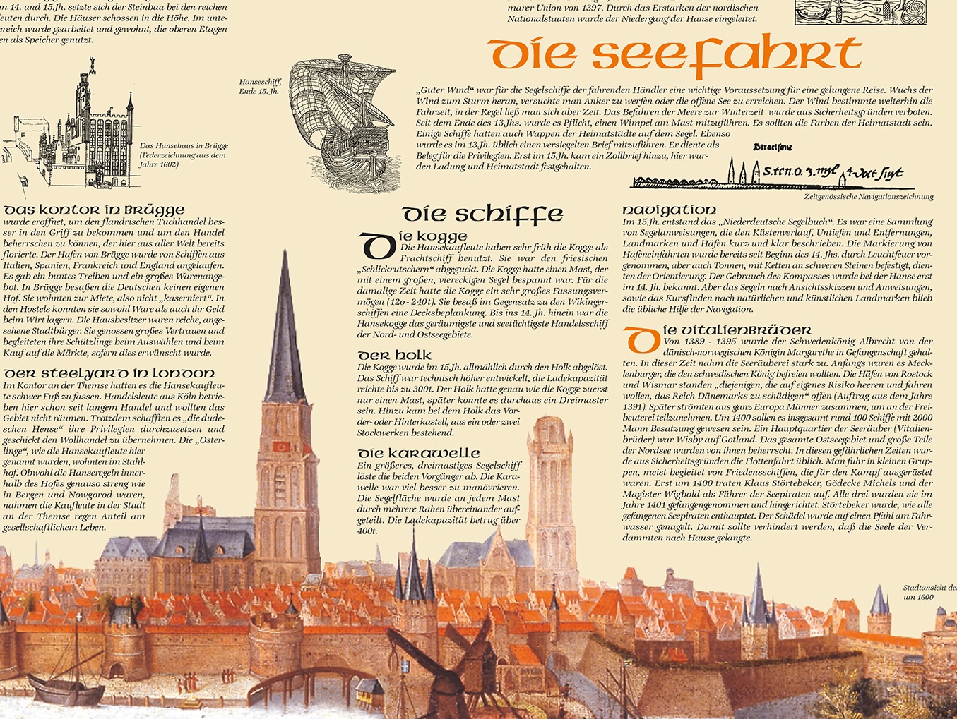 Die Hanse (Detailansicht) POSTER Detail