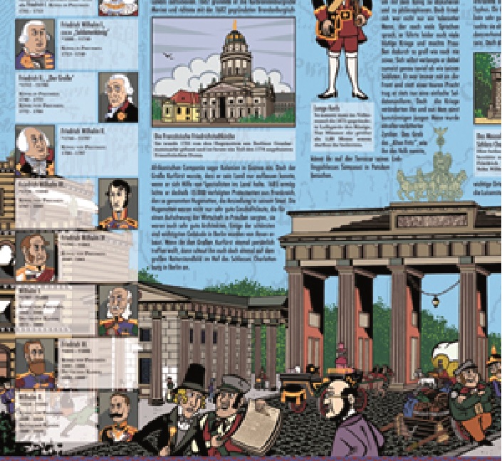 Preussen-Comic (Detailansicht) POSTER Detail